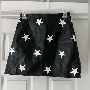 Shein pleather skirt!